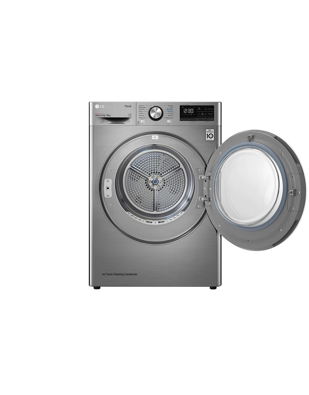 LG Sensor Dryer 9kg, Dual Inverter, Silver LG UAE