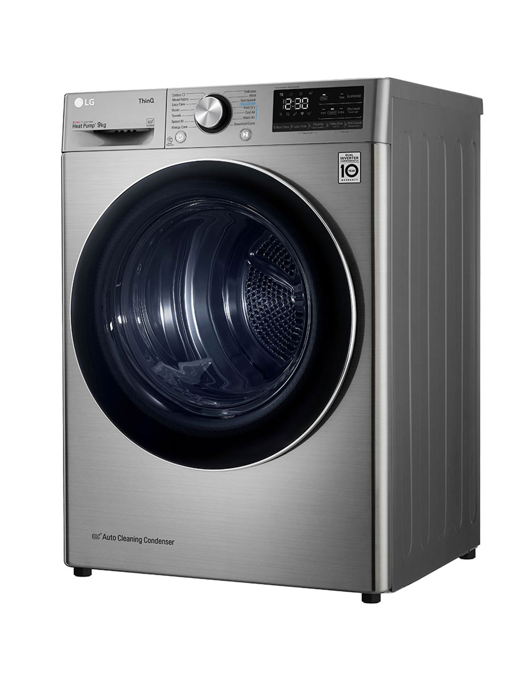 LG Sensor Dryer 9kg, Dual Inverter, Silver LG UAE