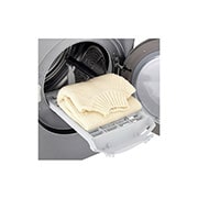 LG Sensor Dryer 9kg, Dual Inverter, Silver, Detail view, RC90V9EV2W, thumbnail 10