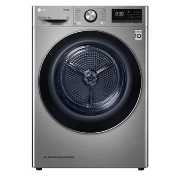 LG Sensor Dryer 9kg, Dual Inverter, Silver