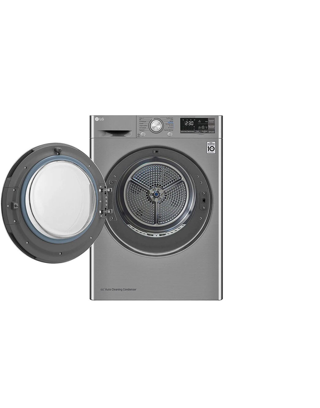 LG Clothes Dryer 9kg, Dual Inverter, Silver LG UAE