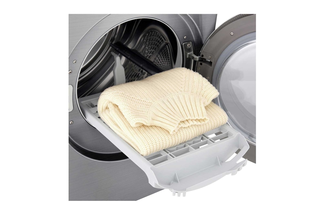 LG Clothes Dryer 9kg, Dual Inverter, Silver, RC90V9EV2W, RC90V9EV2W, thumbnail 9