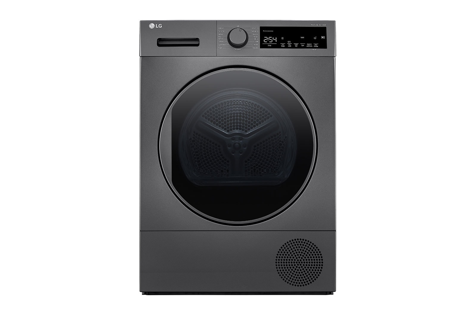 2023 LG Clothes Dryer, 8kg, Dark Silver LG UAE