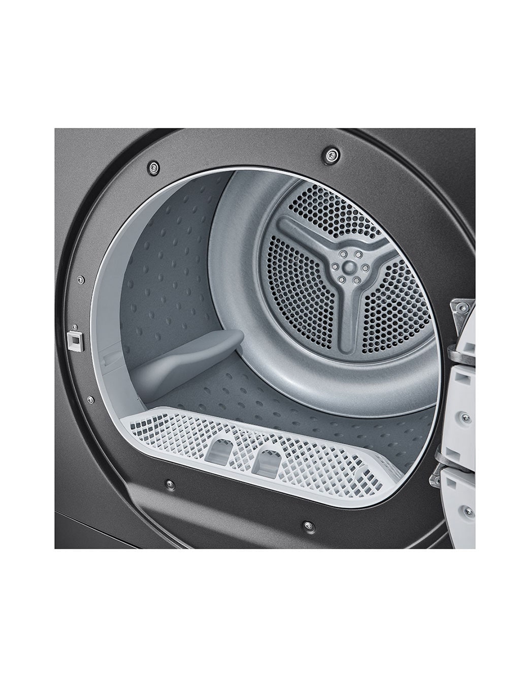 2023 LG Clothes Dryer, 8kg, Dark Silver LG UAE