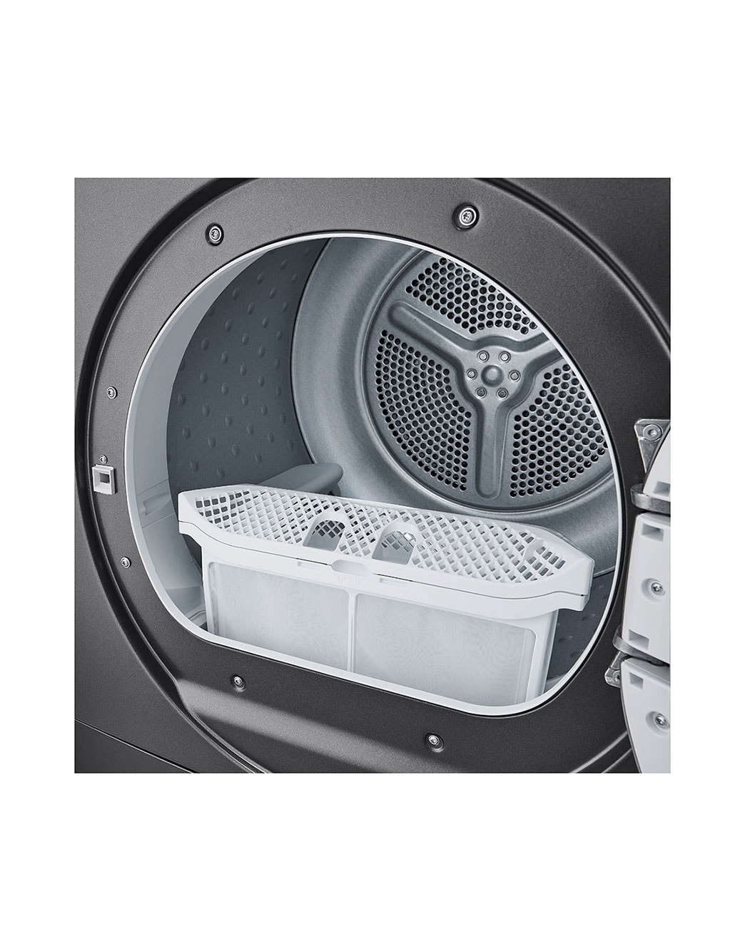 2023 LG Clothes Dryer, 8kg, Dark Silver LG UAE