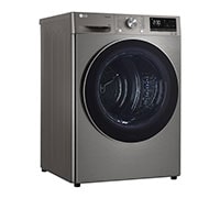LG 2024 LG Dual Inverter Dryer, Sensor Dry, Allergy Care, Drum Care, ThinQ (Wi-Fi) Platinum Color, right side view, RH10V9PV2W, thumbnail 3