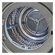 LG 2024 LG Dual Inverter Dryer, Sensor Dry, Allergy Care, Drum Care, ThinQ (Wi-Fi) Platinum Color, drum view, RH10V9PV2W, thumbnail 5