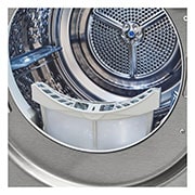 LG 2024 LG Dual Inverter Dryer, Sensor Dry, Allergy Care, Drum Care, ThinQ (Wi-Fi) Platinum Color, drum detailed view, RH10V9PV2W, thumbnail 6