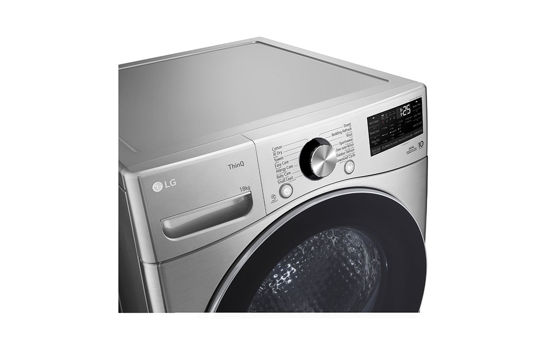 LG  LG 18Kg Dual Inverter Heat Pump™ Dryer, Display view, RH18U8EVCW, thumbnail 4