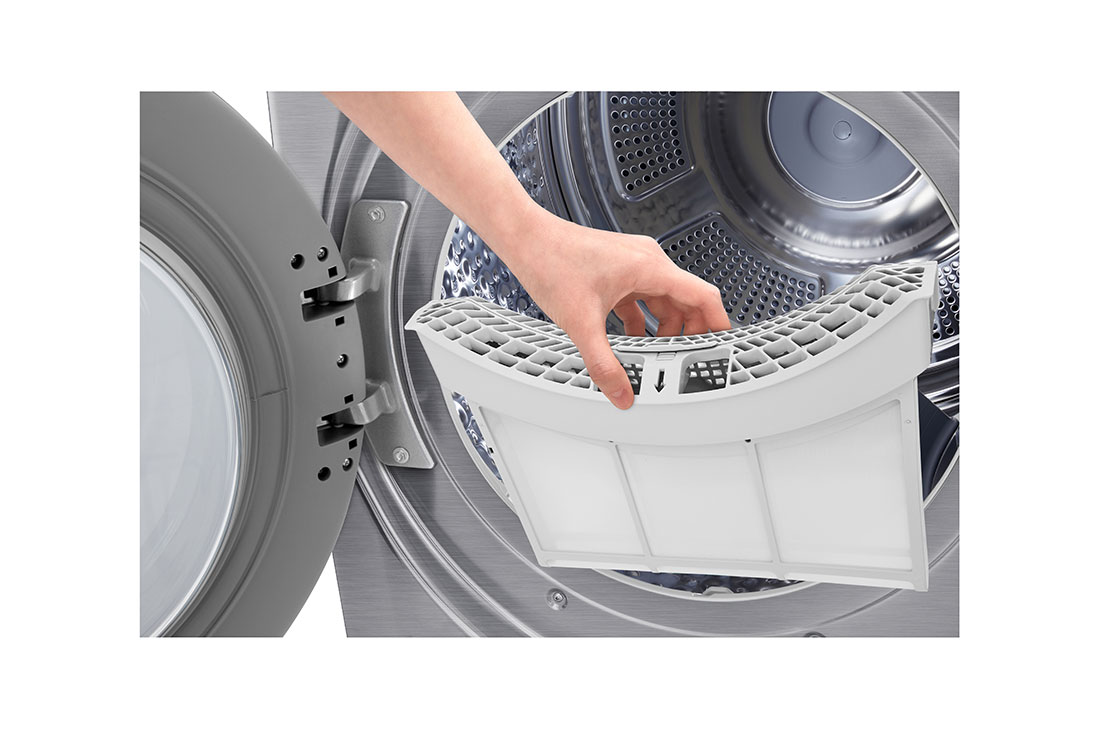 LG  LG 18Kg Dual Inverter Heat Pump™ Dryer, life style of drum view, RH18U8EVCW, thumbnail 6