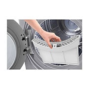 LG  LG 18Kg Dual Inverter Heat Pump™ Dryer, life style of drum view, RH18U8EVCW, thumbnail 6