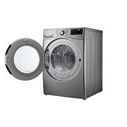 LG  LG 18Kg Dual Inverter Heat Pump™ Dryer, Right view with door open, RH18U8EVCW, thumbnail 12