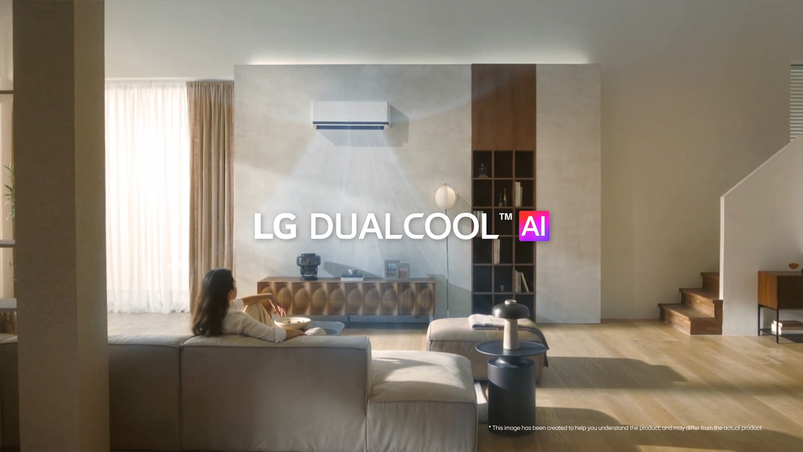 Experience the ultimate comfort with LG Dual Cool AI Air Conditioner, featuring smart cooling that adapts to your space.