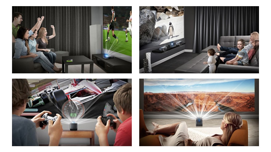 Enjoy anything with 100inch class size