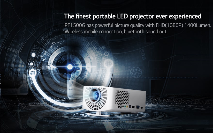 The finest portable LED projector ever experienced
