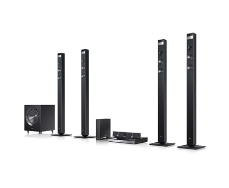 LG 3D Sound Zooming -3D Blu-ray Disc™ 9.1 Home Cinema System with LG Smart TV and Wireless Rear Speakers, BH9520TW