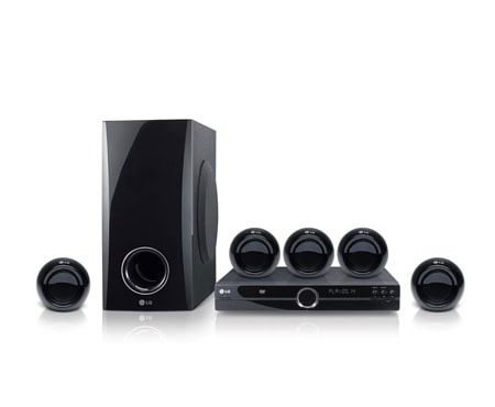 LG 300W Audio Output, 4 Satellite Speakers, 1080p Up-conversion, HDMI out, USB 2.0, HT304SU