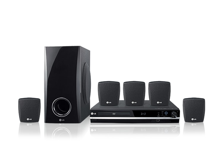 LG 5.1 DVD Home Cinema System, HT353SD, thumbnail 1