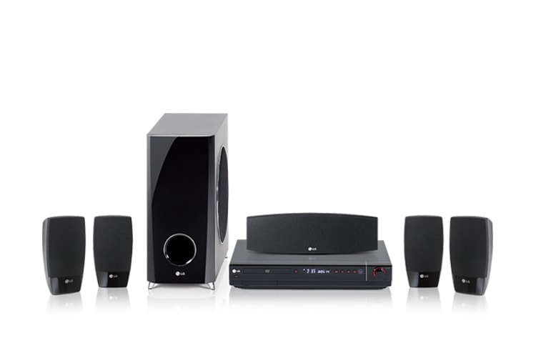 LG 5.1 DVD Home Cinema System, HT503SH, thumbnail 1