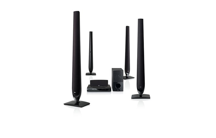 LG 850Watts Wireless DVD Home Theatre System, HT836THW, thumbnail 1