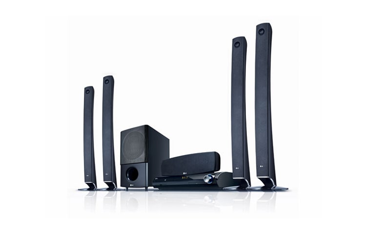 LG 1000W Audio Output , 4 Tower Speakers, HDMI in/out, iPod Direct Dock, USB 2.0, HT904TA, thumbnail 2