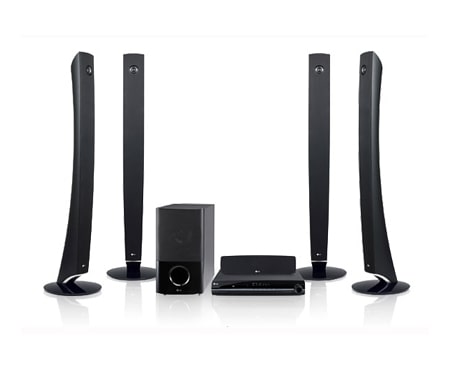 LG 1000W Audio Output , 4 Tower Speakers, HDMI in/out, iPod Direct Dock, USB 2.0, HT904TA, thumbnail 0
