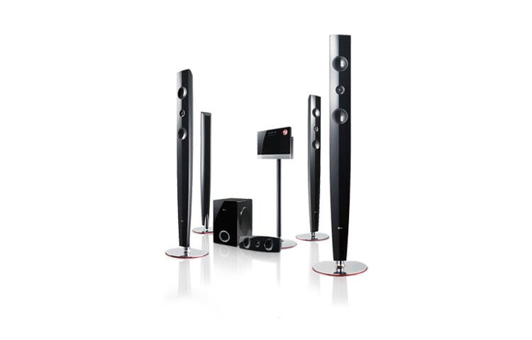 LG 5.1 Tallboy DVD Home Cinema System, HT953TV, thumbnail 2