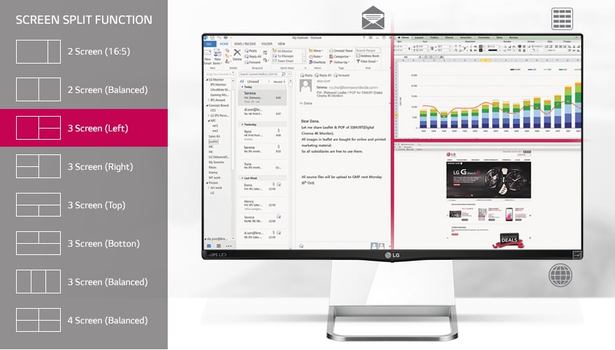 27MP77HM LG Multitasking IPS Monitor LG UAE