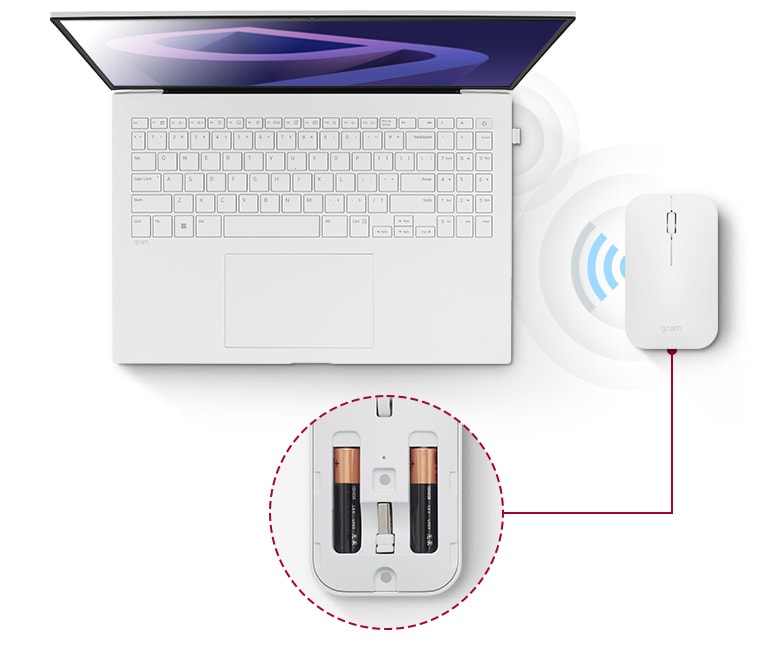 Features advanced 2.4GHz wireless technology allows easy set-up without using driver installation.