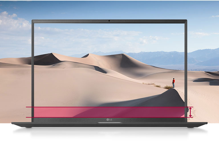 16:10 Large Screen offering boundless view