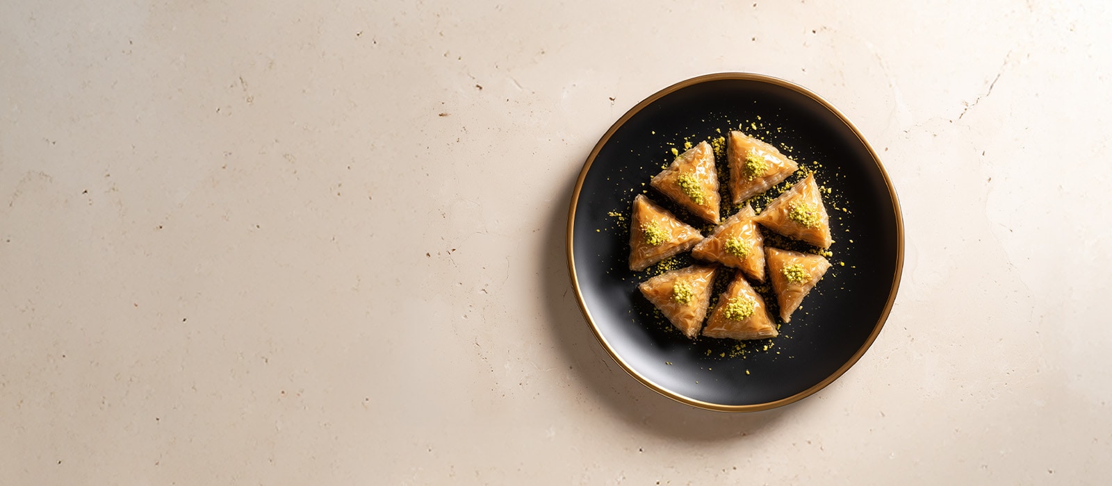 AI-generated image of a Baklawa dish.
