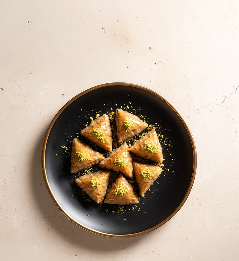 AI-generated image of a Baklawa dish.
