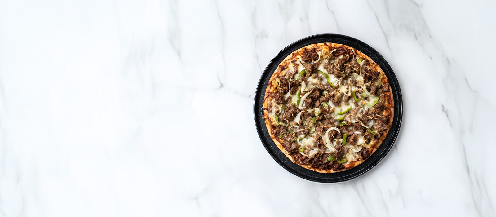 AI-generated image of a Bulgogi Pizza dish.