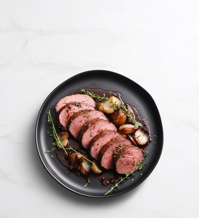 AI-generated image of a Fillet of beef dish.
