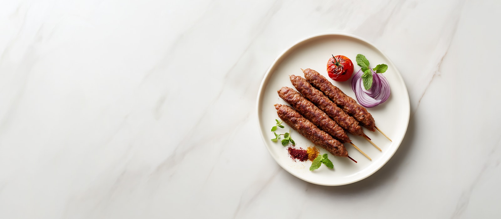 AI-generated image of a Kafta dish.