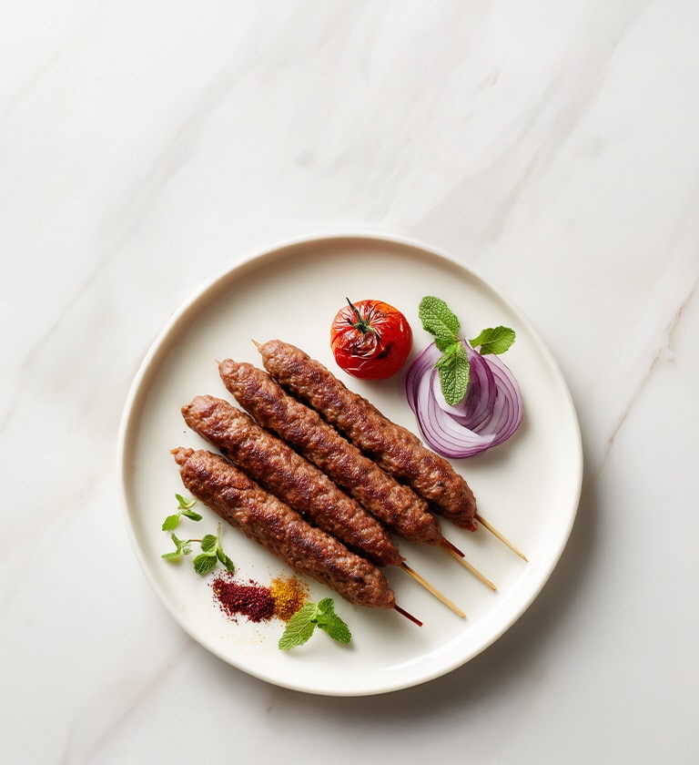 AI-generated image of a Kafta dish.