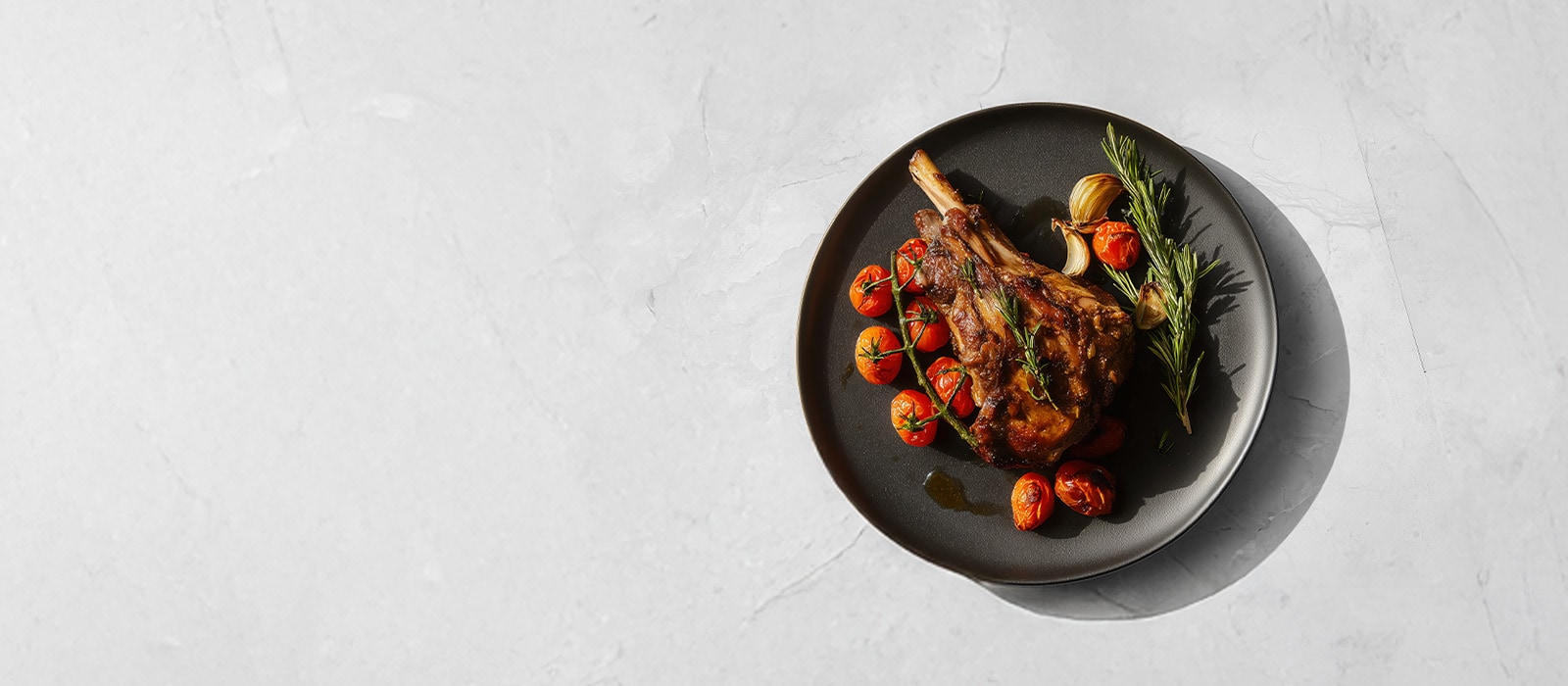 AI-generated image of a Leg of lamb dish.