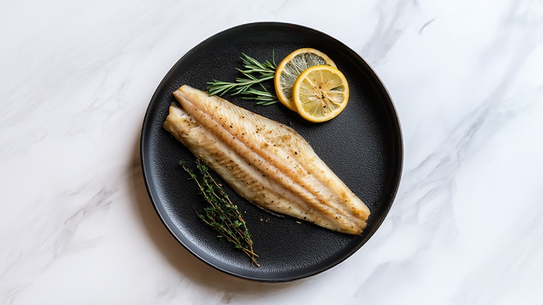 AI-generated image of a Trout dish.