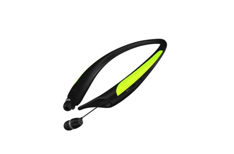 LG TONE Active™ Premium Wireless Stereo Headset, HBS-850 Lime, thumbnail 4