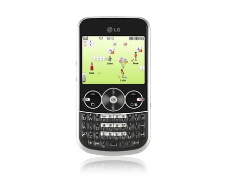 LG Mobile Phone with QWERTY keyboard and Instant Messaging, GW300SV