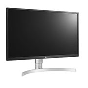 LG 27 Inch 4K UHD Monitor (3840 X 2160) IPS Display With HDR10, Silver White, Ergonomic Monitor, 27UL550-W, thumbnail 3