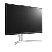 LG 27 Inch 4K UHD Monitor (3840 X 2160) IPS Display With HDR10, Silver White, Ergonomic Monitor, 27UL550-W, thumbnail 4