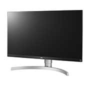 LG 27 Inch 4K Gaming Monitor, Ergonomic Monitor, UHD (3840 X 2160) IPS Display With VESA HDR400, Silver White, 27UL650-W, thumbnail 2