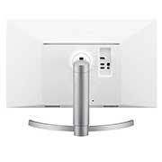 LG 27 Inch 4K Gaming Monitor, Ergonomic Monitor, UHD (3840 X 2160) IPS Display With VESA HDR400, Silver White, 27UL650-W, thumbnail 6