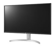 LG 32 Inch UHD Monitor (3840 X 2160) With USB C and VESA Display HDR 600, Radeon Free-Sync, Adjustable Stand, Silver, 32UL750-W, thumbnail 2