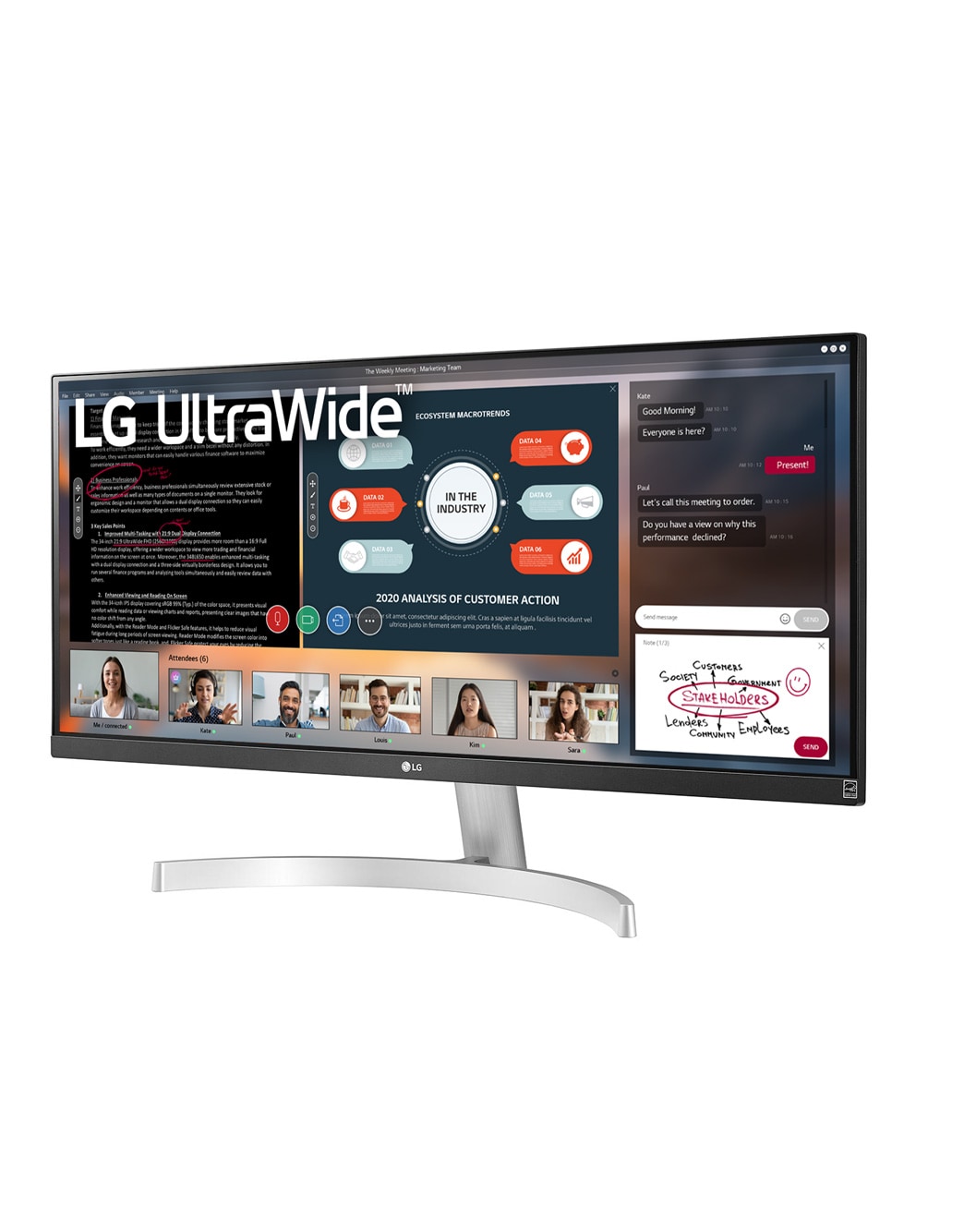 【LG平面ウルトラワイドモニター】29WL500-B 2560×1080 公式】 29WQ500-B | モニター | LG JP
