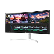 LG 38 Inch UltraWide™ Curved Monitor, 38WN95C-W, thumbnail 2