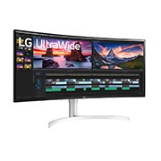 LG 38 Inch UltraWide™ Curved Monitor, 38WN95C-W, thumbnail 3