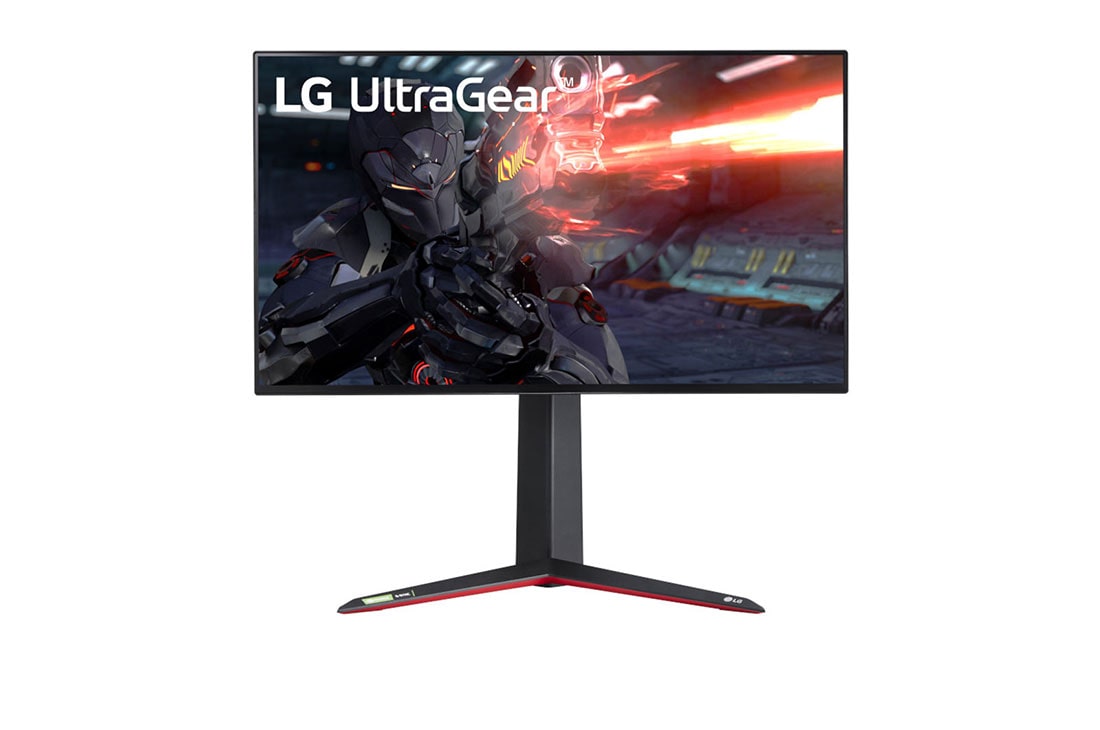 LG 27 Inch UltraGear Gaming Monitor, 4K UHD Nano IPS 1ms Monitor With 144Hz Refresh Rate, G-Sync Compatibility, and an Adjustable Stand, 27GN950-B