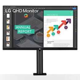 27 Inch QHD IPS Ergo Monitor with AMD FreeSync™2